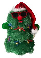 Vtg Hug Fun Singing Dancing Rockin Around Christmas Tree Plush Sunglasses WORKS picture