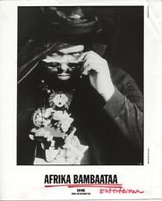 1991 Press Photo of American DJ, Rapper and Music Producer Afrika Bambaataa picture