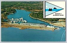 Postcard North Carolina Morehead City Spooner's Creek Yacht Harbor Unposted picture