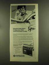 1972 Hitachi TRK 1211 Cassette Recorder Ad - Beep picture
