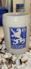 Vintage Lowenbrau Munich .5 Liter Stoneware Made in Germany Beer Mug Stein. Used picture