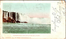 Niagara Falls Horseshoe Falls From Maid Of The Mist Undivided Back Postcard 1905 picture