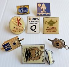 Lions Club Lot 8 Vintage Award Pins All FREE S&H picture