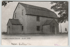 Postcard Vintage Trappe Lutheran Church in Trappe, PA picture
