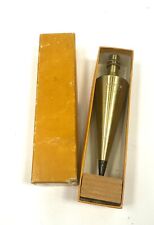 Dietzgen Brass Plumb Bob 5720-16 Oz Mint In Original Box picture
