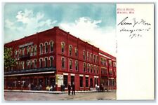 c1910 Exterior View Bellis House Building Wausau Wisconsin WI Unposted Postcard picture