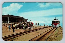 Pikes Peak CO-Colorado, Streamline Diesel Cog Train, Railroad, Vintage Postcard picture