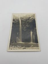 RPPC VINTAGE POSTCARD DRIPPING SPRINGS OKLAHOMA WATERFALL 1935 picture