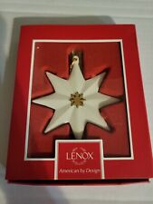 BRAND NEW Lenox Pleated Star Christmas Ornament 829570  3.25