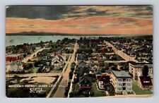 Seattle WA-Washington Residence District Queen Anne Hill Vintage c1919 Postcard picture