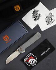 RARE Custom Vosteed Valkyrie, EDC Knife, Nitro-V Blade & G10 Handle, Button Lock picture