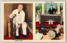 Vintage Linen Postcard Ripleys Believe it or Not New York Worlds Fair Tommy King picture