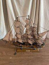 Vintage Wooden Spanish War Ship Fragata  1780 17