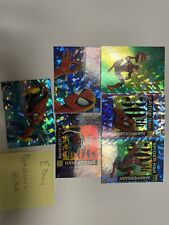 1992 Marvel 30th Anniversary Birthday Spiderman Prism Hologram #P7-P12 six card picture