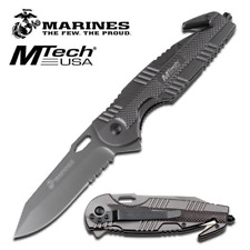 US MARINES SPRING ASSISTED RESCUE KNIFE picture