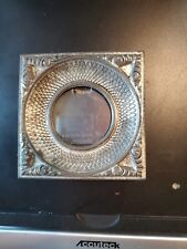 Vintage Czech Mini Picture Frame, Silver, 3”x3”  Made in Czechoslovakia picture