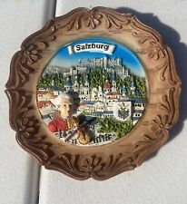 salzburg austria Carved Souvenir Plate  picture
