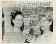 1966 Press Photo Miss U.S. Nola Jane Birely at Terre Haute Sesquicentennial, IN picture