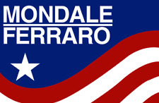 Walter Mondale Geraldine Ferraro Replica 1984 President Campaign Bumper Sticker picture