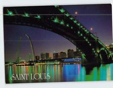 Postcard The waters of the Mississippi River St. Louis Missouri USA picture