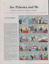 1948 Joe Palooka Ham Fisher Comic Strip Over Years History Story C21 picture