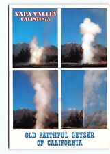 Old Faithful California Napa Valley Calistoga CA Cont Postcard Vtg Posted 1995 picture