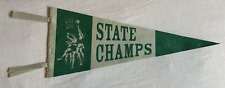 Vintage 1948 Basketball State Champs Pennant picture