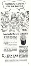 1938 Guinness Beer: No Guinness With Turkey Vintage Print Ad picture