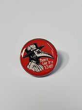 Party Like It's 1357 Plague Doctor Lapel Pin picture