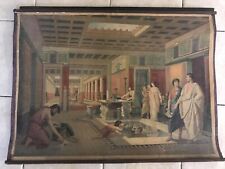 Interior of a Roman house - litograph poster picture