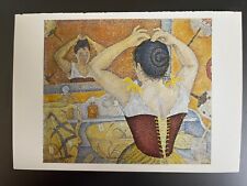 POSTCARD IMPRESSIONISTS- PAUL SIGNAC (1863-1935)- WOMAN DOING HER HAIR, 1892 picture