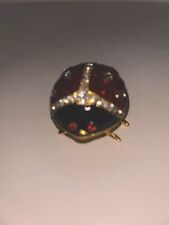 Jere Luxury Giftware, Bejeweled Ladybug Trinket Box with Matching Pendant picture