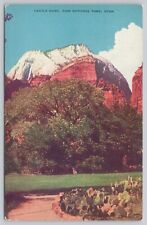 Castle Dome Zion National Park Cedar City Utah Vintage Postcard picture