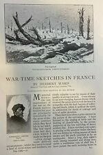 1916 World War I Sketches in France by Herbert Ward picture
