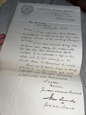 Stockton on Tees England School Board Letter President McKinley Assassination picture