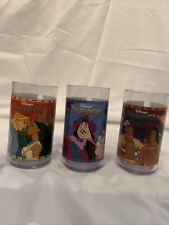 Vintage Disney Burger King Collector’s Plastic Cups Lot Of 3 picture