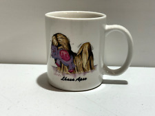 Vintage Rosalinde Porcelain Coffee Mug Lhasa Apso Dog Made in USA picture