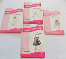 LOT OF SEW KNIT N STRETCH PATTERNS PANTY GIRDLE CHEMISE & FULL SLIPS, PETTIPANTS picture