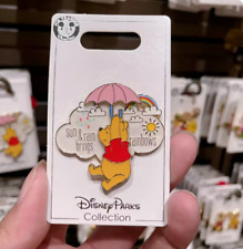 Authentic Disney Pin Winnie the pooh umbrella Shanghai Disneyland exclusive picture