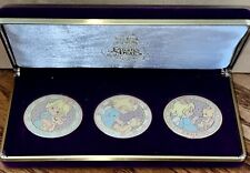 Buy 2 Get 1 Free Precious Moments-Collectors Club Enameled Three Coin Set VTG picture