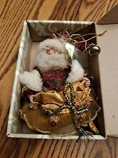 Vintage Mark Roberts Fairy Of Kings Santa Candy Bag 51-56338 picture
