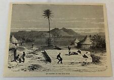 1879 magazine engraving ~ AN ORATORY ON THE BLUE NILE picture
