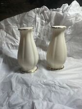 Vintage Lenox Salt and Pepper Shakers Gold trim picture