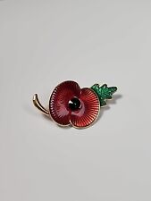 Red Poppy Lapel Pin Remembrance Day Veteran's Day Memorial Day picture