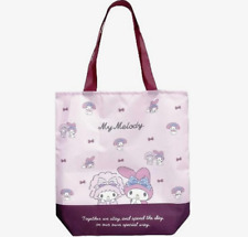 New Japan Sanrio My Melody Sweet Piano Tote Eco Foldable Waterproof Bag Tote picture