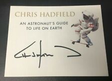  Chris Hadfield Signed Book Plate NASA Canadian Astronaut Autograph  picture