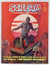 Scream 9 (FN-) SAGA OF THE VICTIMS CHAPTER 4 Skywald Horror-Mood Mag 1974 Y453 picture