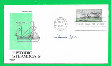 Millvina Dean Youngest Titanic Survivor SIGNED Historic Steamboats FDC 1989 NICE picture