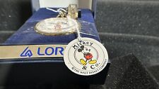 New VINTAGE 1990 Lorus Walt Disney Mickey Mouse & Co. Pocket Watch R B2202 picture