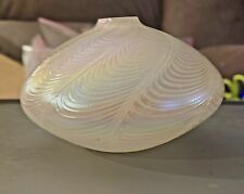 Vintage Studio Art Glass Iridescent Oil Lamp picture